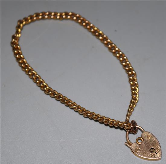 9ct gold bracelet